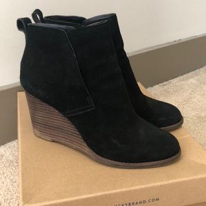 Lucky brand wedge bootie